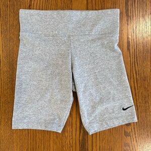 Nike grey biker shorts